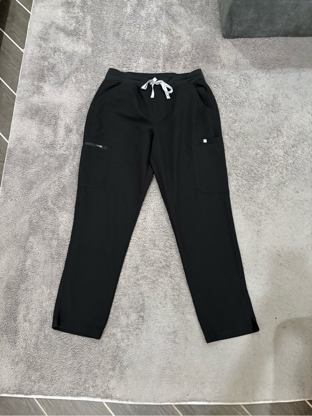 Large FIGS Black Scrub Pants